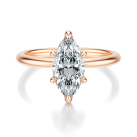 THE GRACE Marquise Hidden Halo Ring