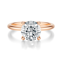 THE GRACE Round Hidden Halo Ring