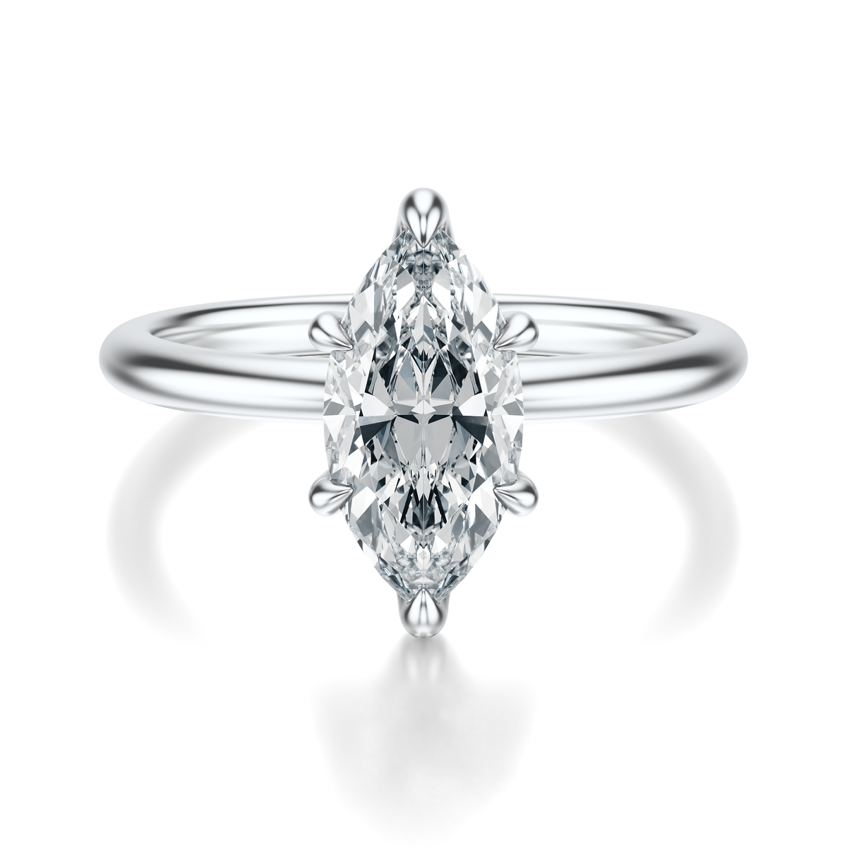 THE GRACE Marquise Hidden Halo Ring