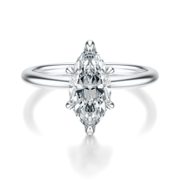 THE GRACE Marquise Hidden Halo Ring