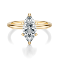 THE GRACE Marquise Hidden Halo Ring