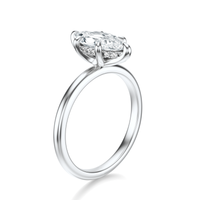 THE GRACE Marquise Hidden Halo Ring
