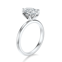THE GRACE Pear Hidden Halo Ring