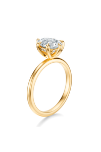 THE GRACE Pear Hidden Halo Ring