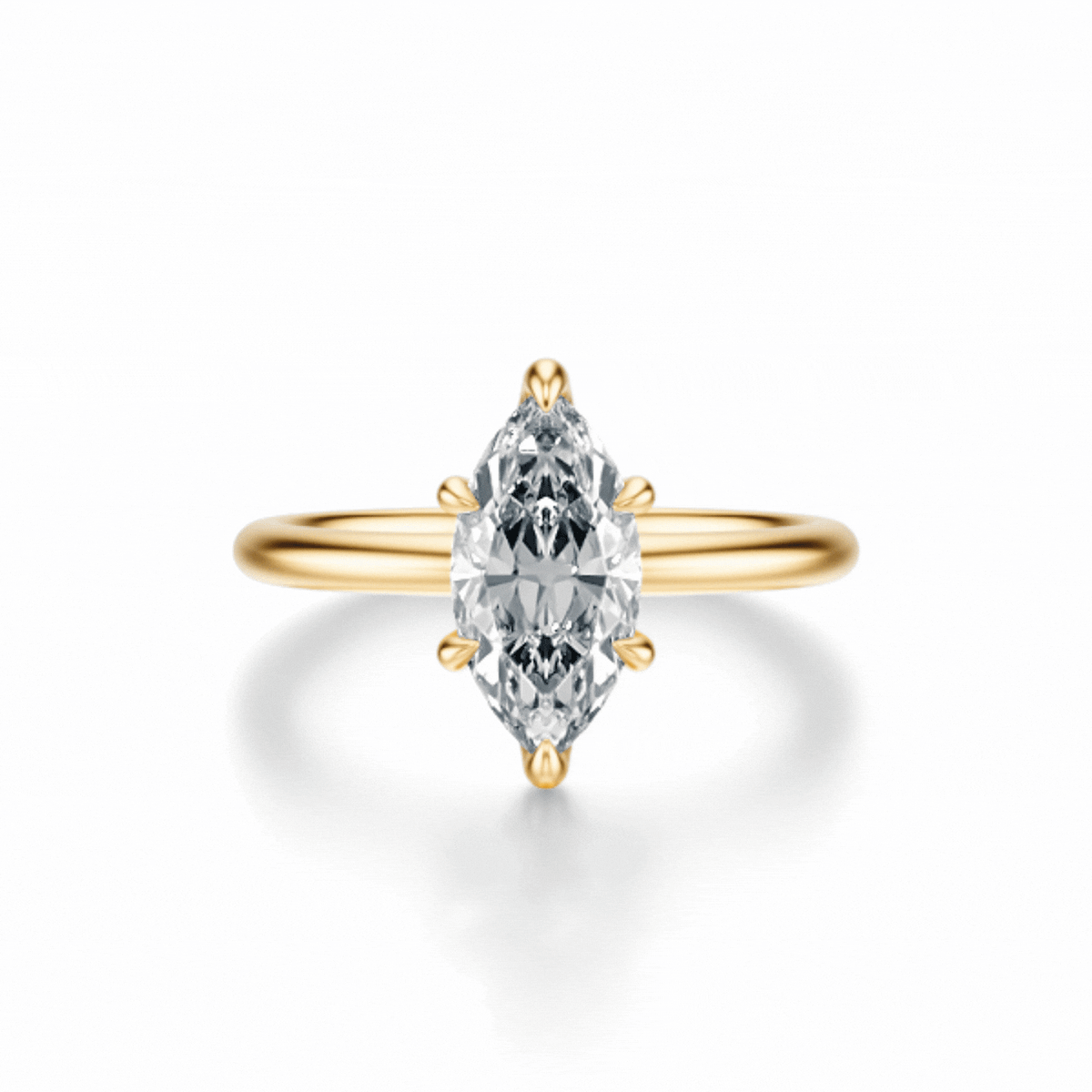 THE GRACE Marquise Hidden Halo Ring