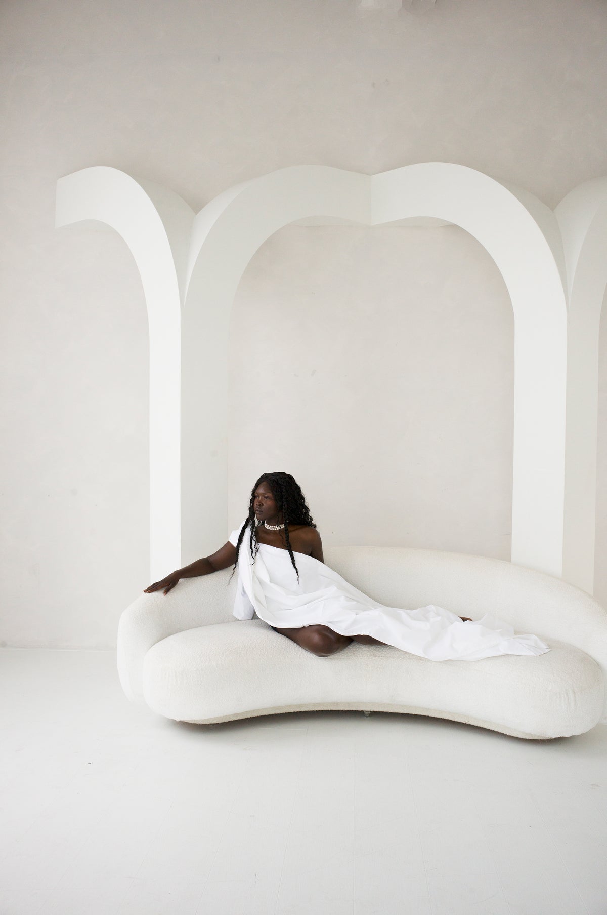 THE PEARL Choker Necklace Stack