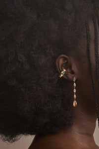 THE COWRIE Sapphire Drop Earrings II