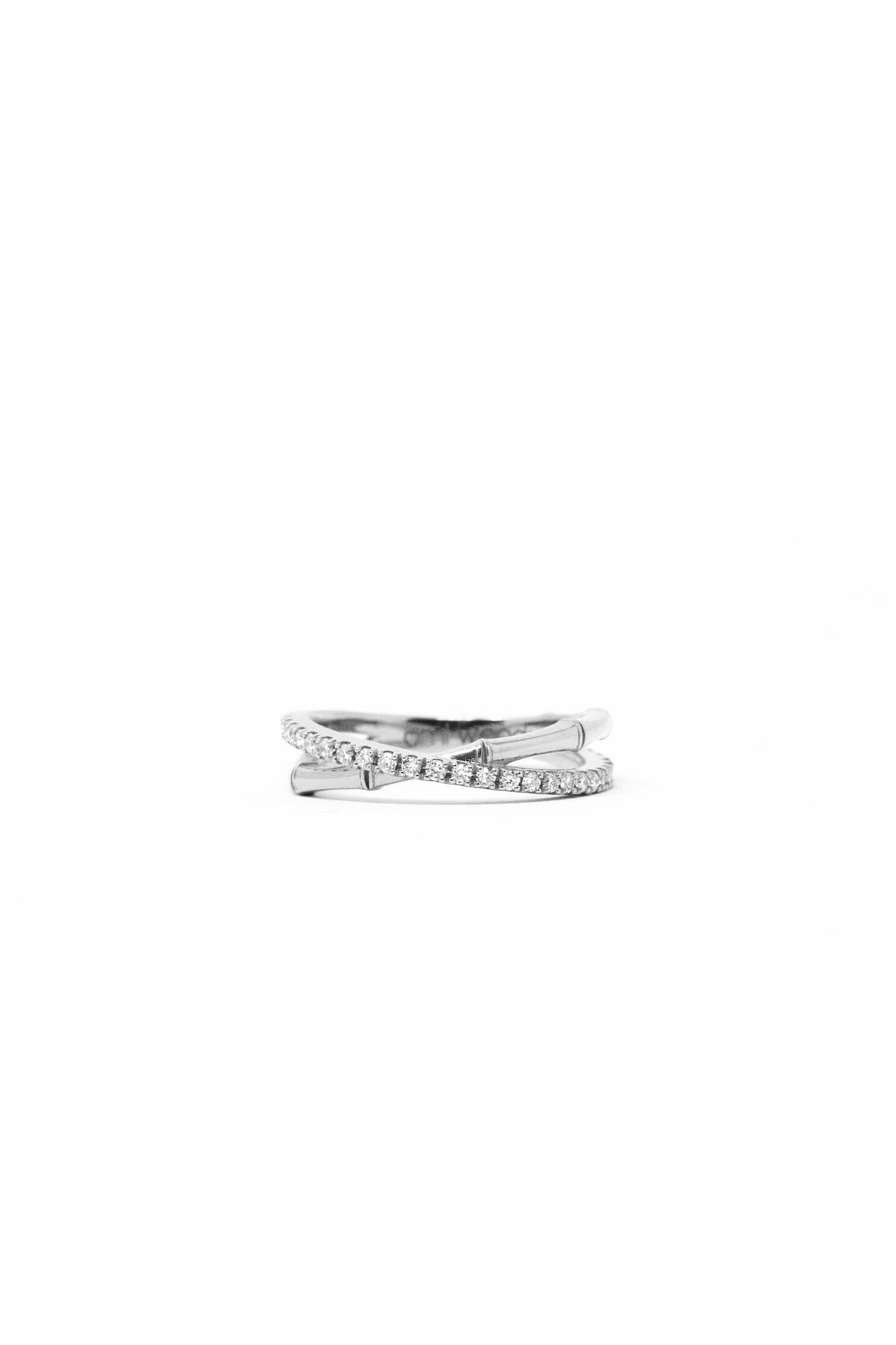THE BAMBOO Diamond Eternity Wrap Ring