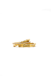 THE BAMBOO Diamond Ring Stack