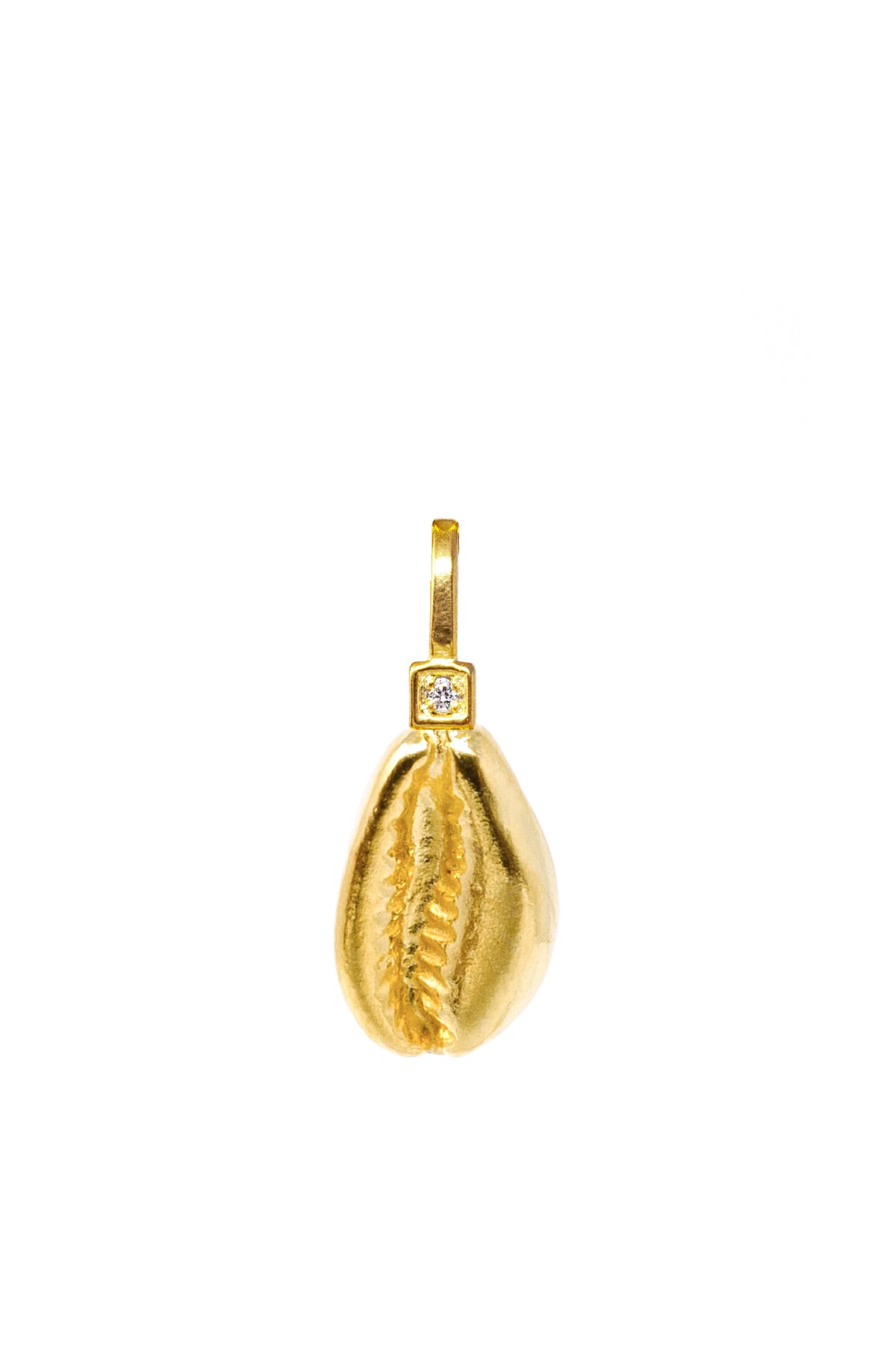 THE COWRIE Diamond Solitaire Pendant