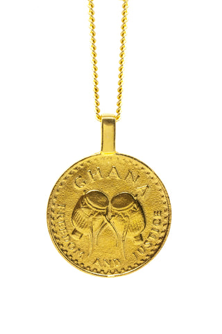 THE MALI Lion Coin Necklace