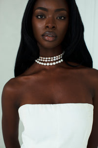 THE PEARL Choker Necklace Stack