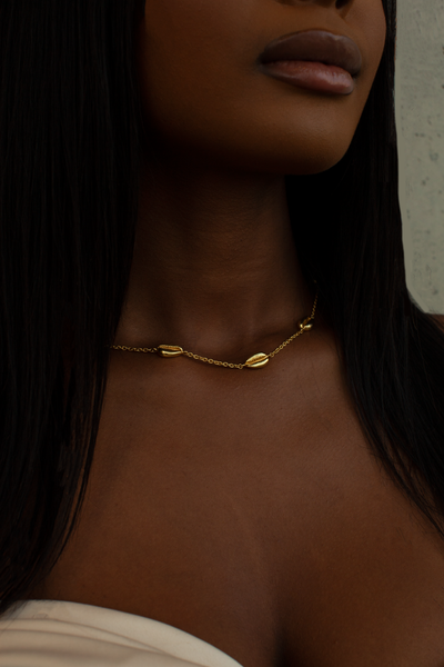 THE COWRIE Staccato Choker Necklace II – omiwoods