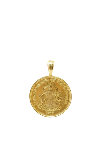 THE CLEOPATRA Coin Pendant in Sterling Silver