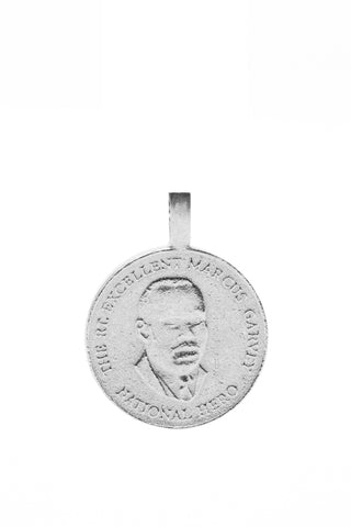 THE JAMAICA Garveyite Pendant in Silver