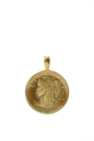 THE CLEOPATRA Coin Pendant in Sterling Silver