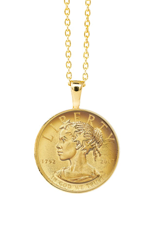 THE TOGGLE IV Necklace with Coin Pendant