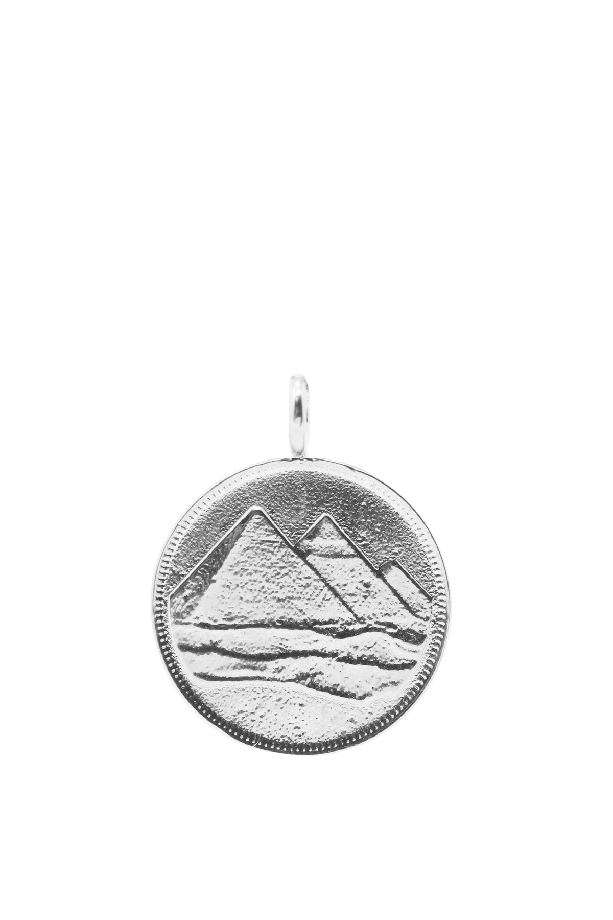 THE TOGGLE IV Bracelet with Coin Charm in Silver