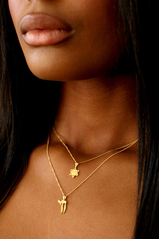 THE TOGGLE III Choker Necklace with Coin Pendant