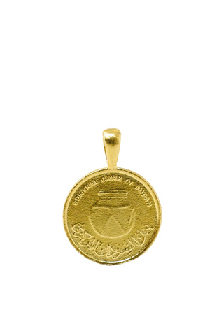 THE GHANA Talking Drum Coin Necklace