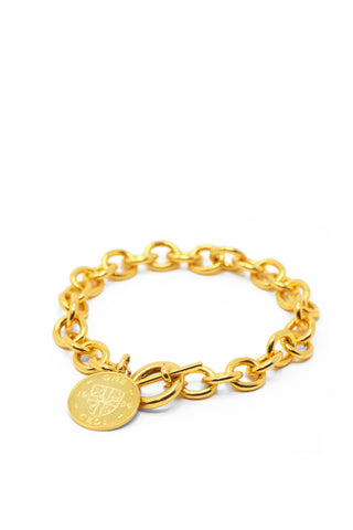 THE DRIP Charm Bracelet with Coin