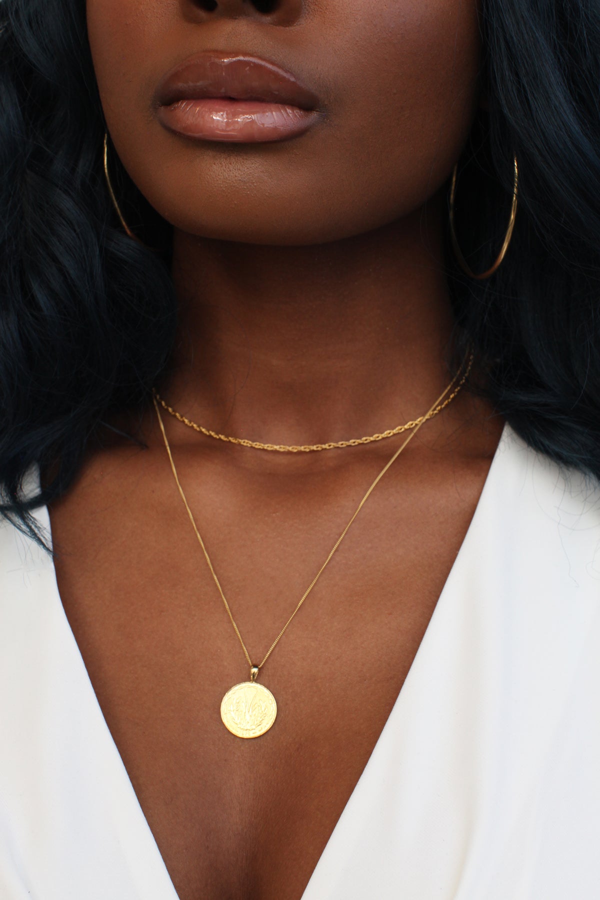 THE WEST African Coin Necklace