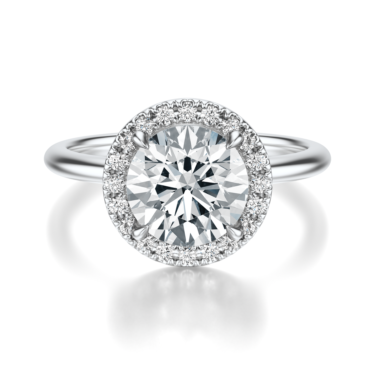 THE NADEAN Round Halo Ring
