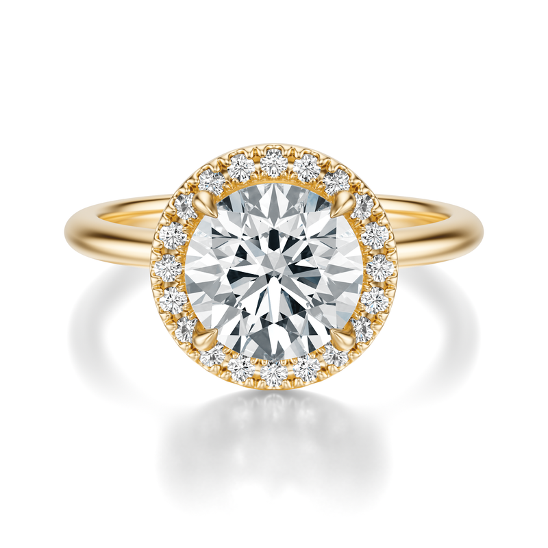 THE NADEAN Round Halo Ring