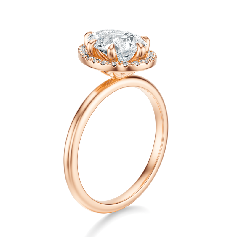 THE NADEAN Pear Halo Ring