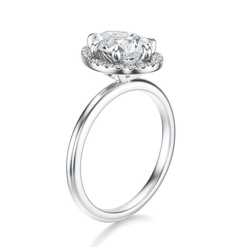THE NADEAN Pear Halo Ring
