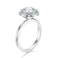 THE NADEAN Round Halo Ring