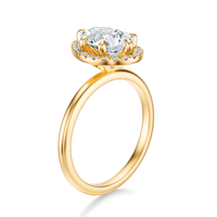 THE NADEAN Pear Halo Ring