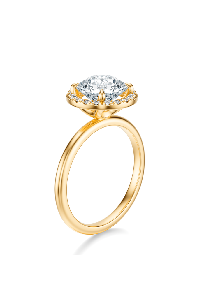 THE NADEAN Round Halo Ring