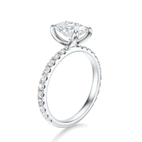 THE PAULINE Oval Pave Ring