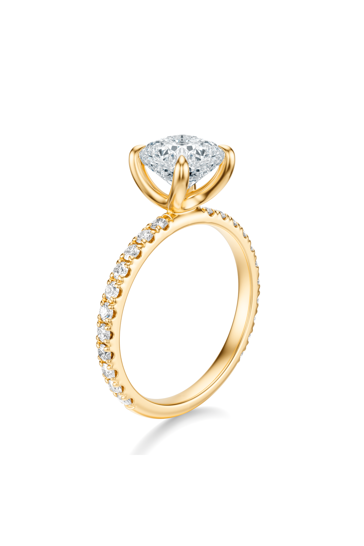 THE PAULINE Cushion Pave Ring