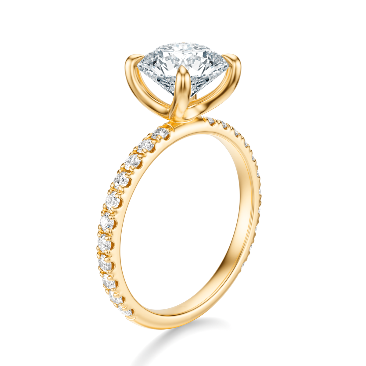 THE PAULINE Round Pave Ring