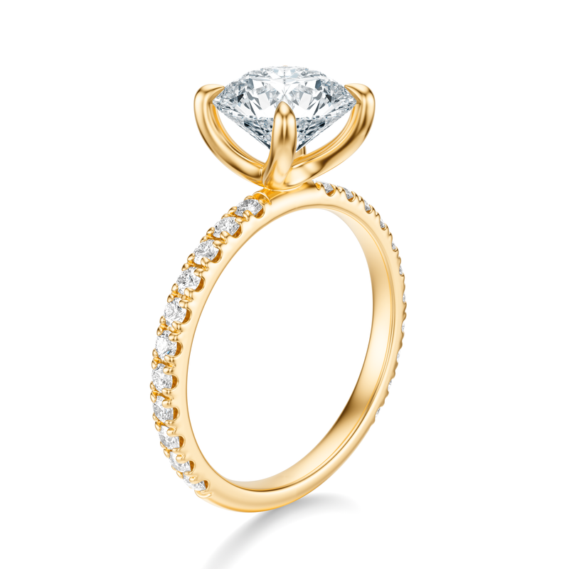 THE PAULINE Round Pave Ring