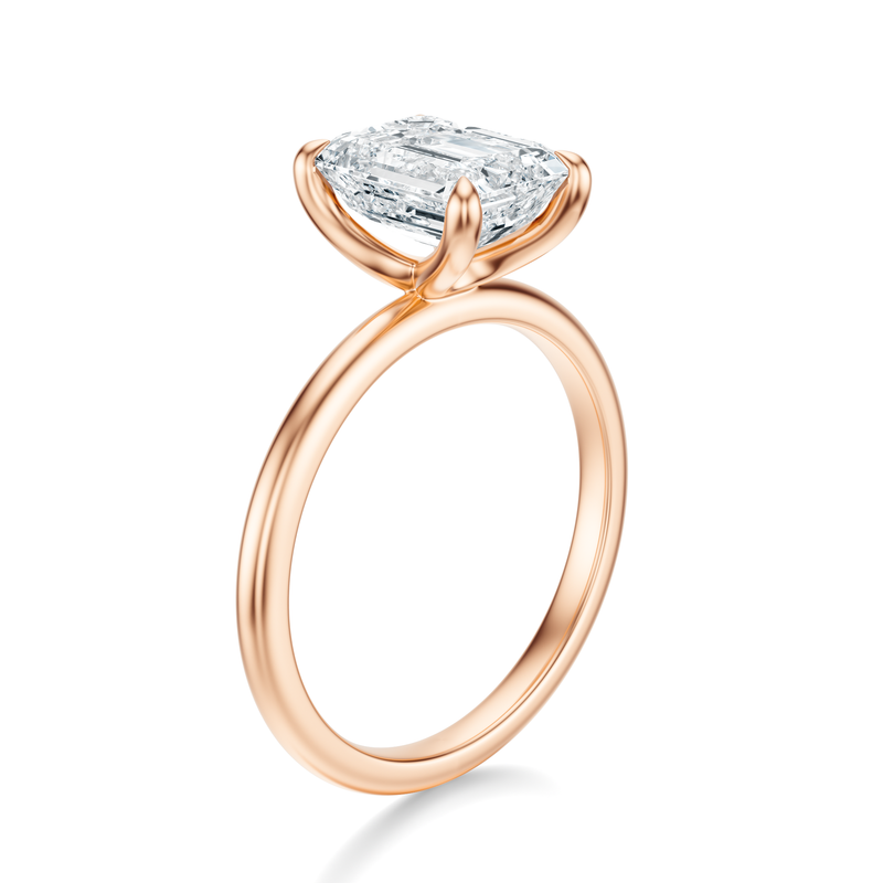 THE IMAN Emerald Solitaire Ring