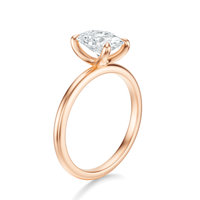 THE IMAN Oval Solitaire Ring