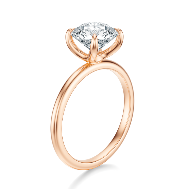 THE IMAN Round Solitaire Ring