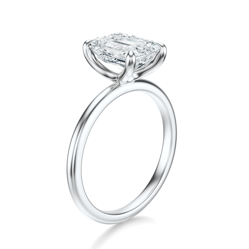 THE IMAN Emerald Solitaire Ring