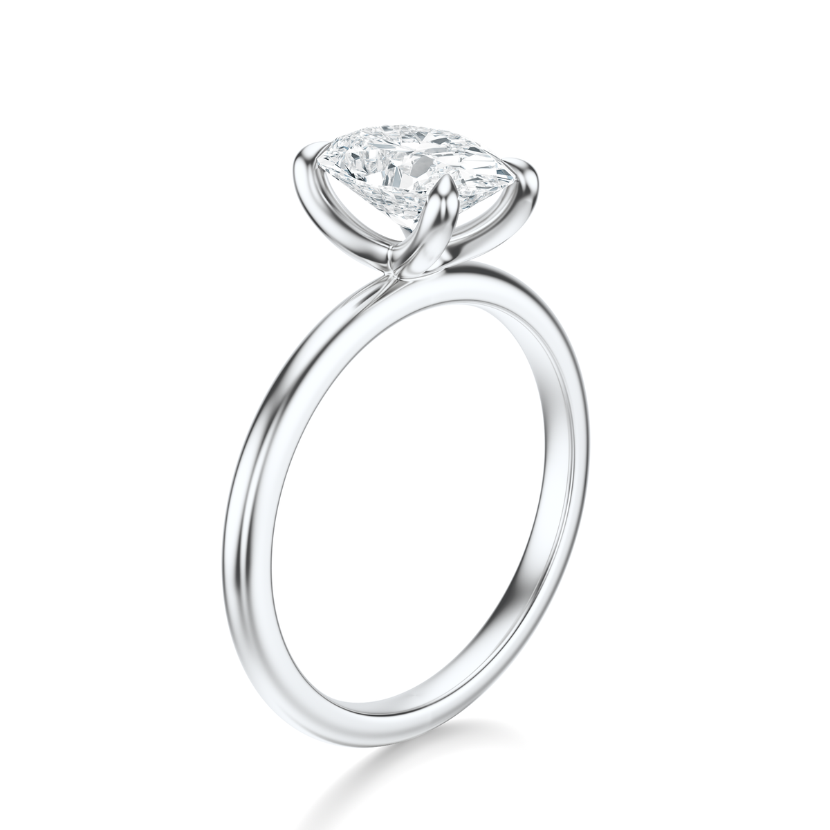 THE IMAN Oval Solitaire Ring