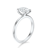THE IMAN Oval Solitaire Ring
