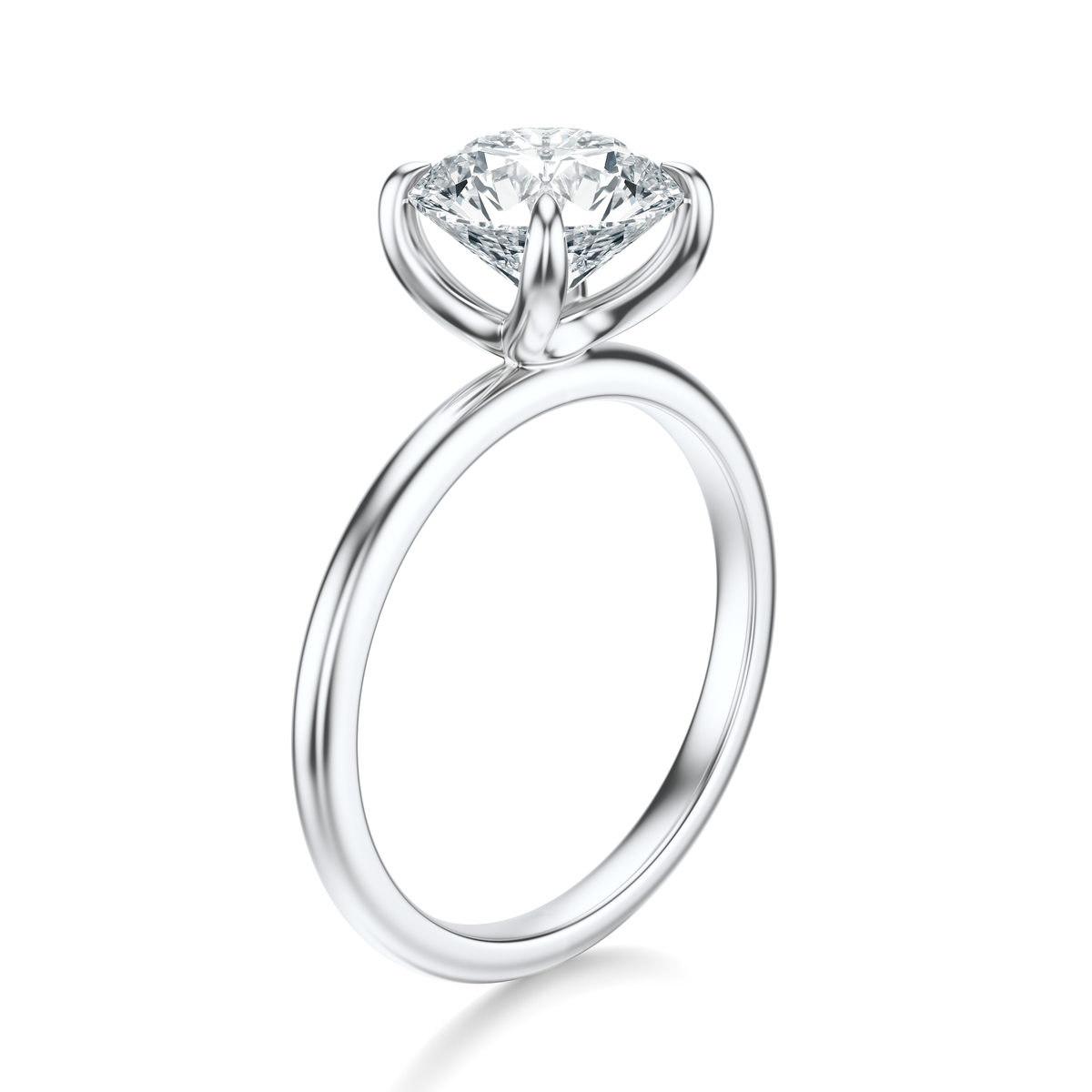 THE IMAN Round Solitaire Ring