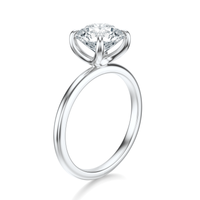 THE IMAN Round Solitaire Ring