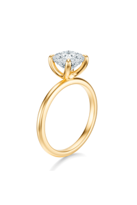 THE IMAN Cushion Solitaire Ring