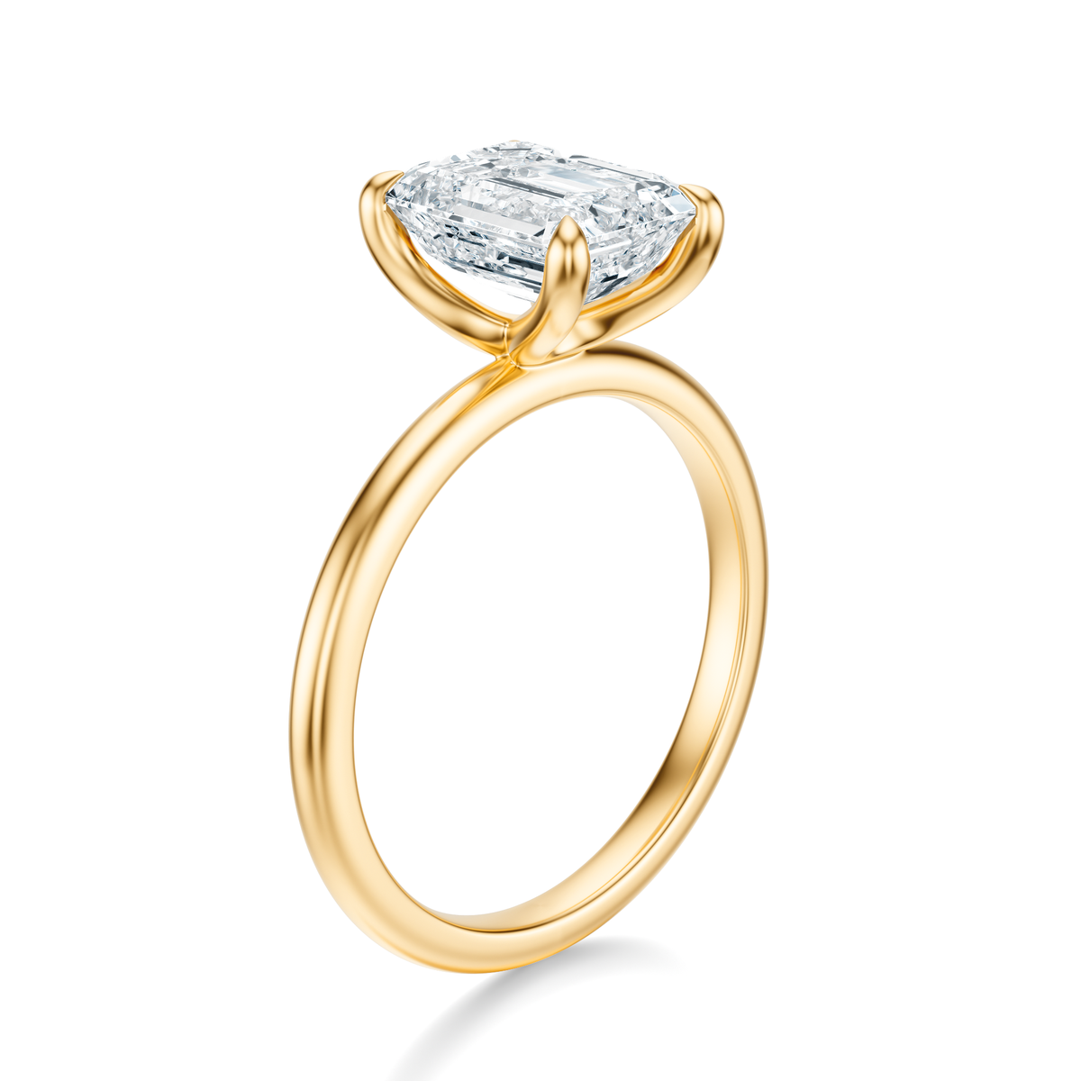 THE IMAN Emerald Solitaire Ring