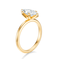 THE IMAN Pear Solitaire Ring