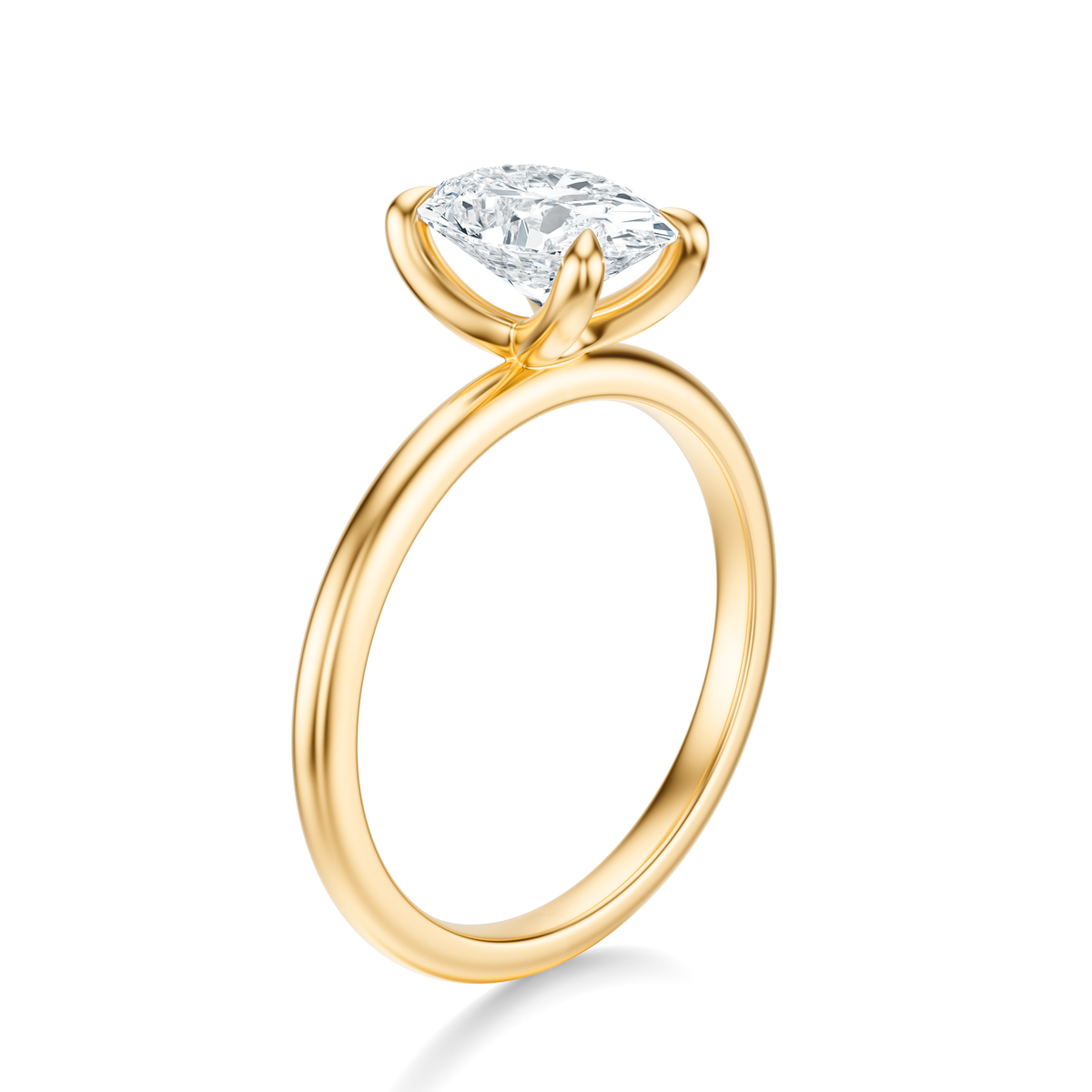 THE IMAN Oval Solitaire Ring
