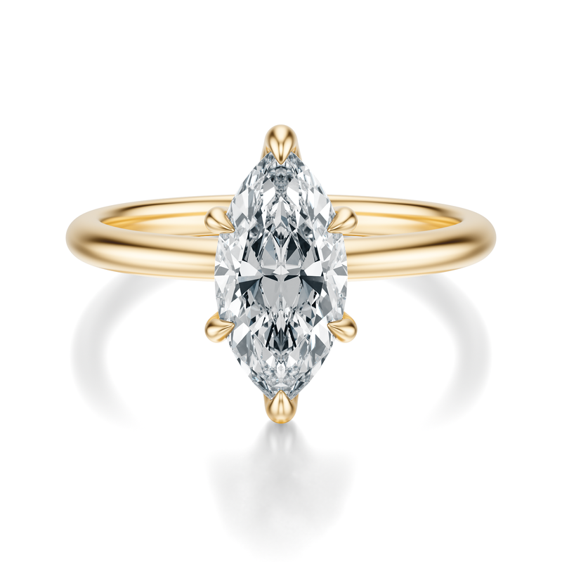 THE GRACE Marquise Hidden Halo Ring